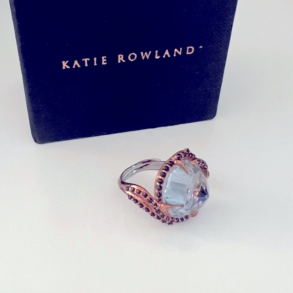 Katie Rowland Dark Forest Ring in Mystic Blue sz 6